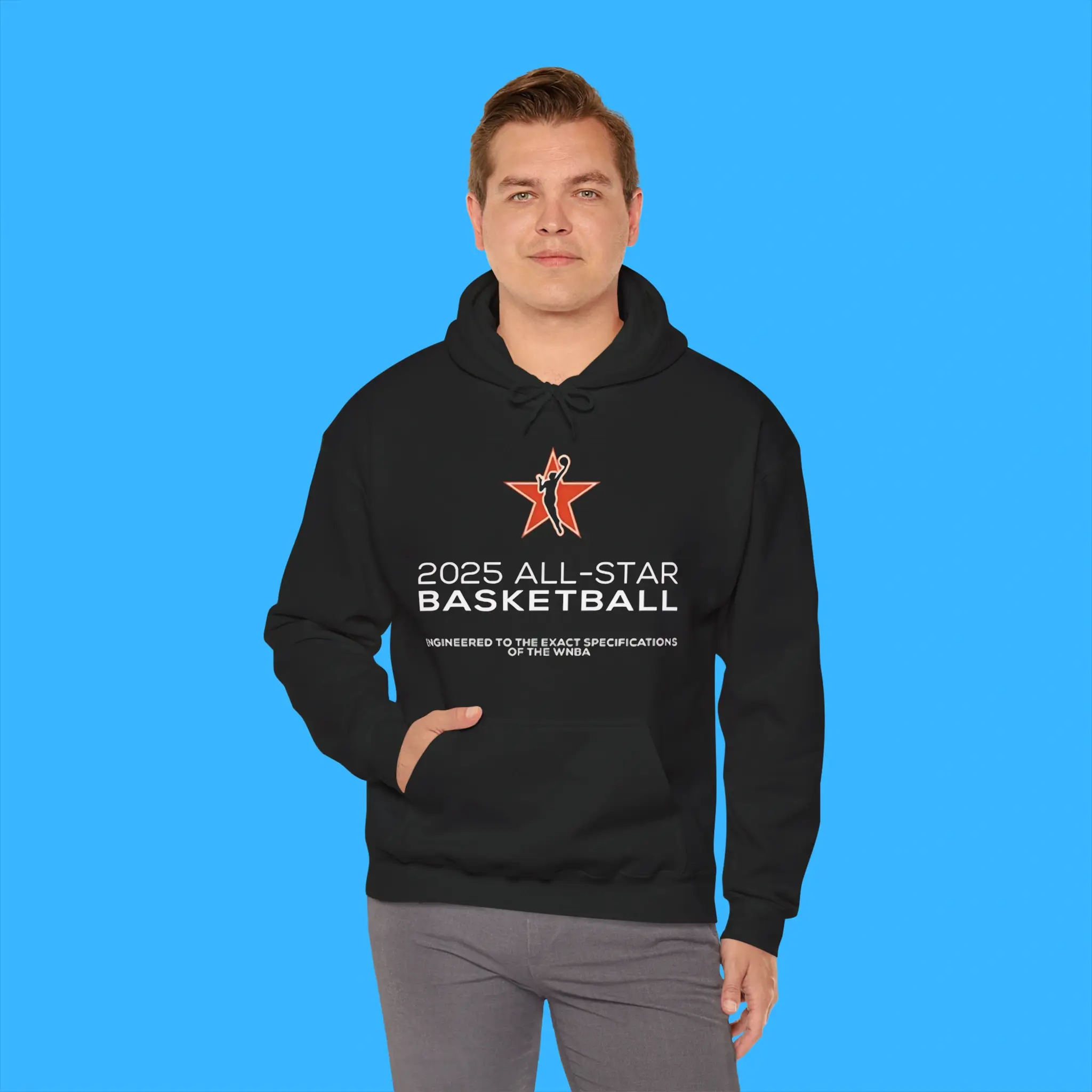 WNBA All-Star Caitlin Clark 2025 All Star Basketball Person Hoodie