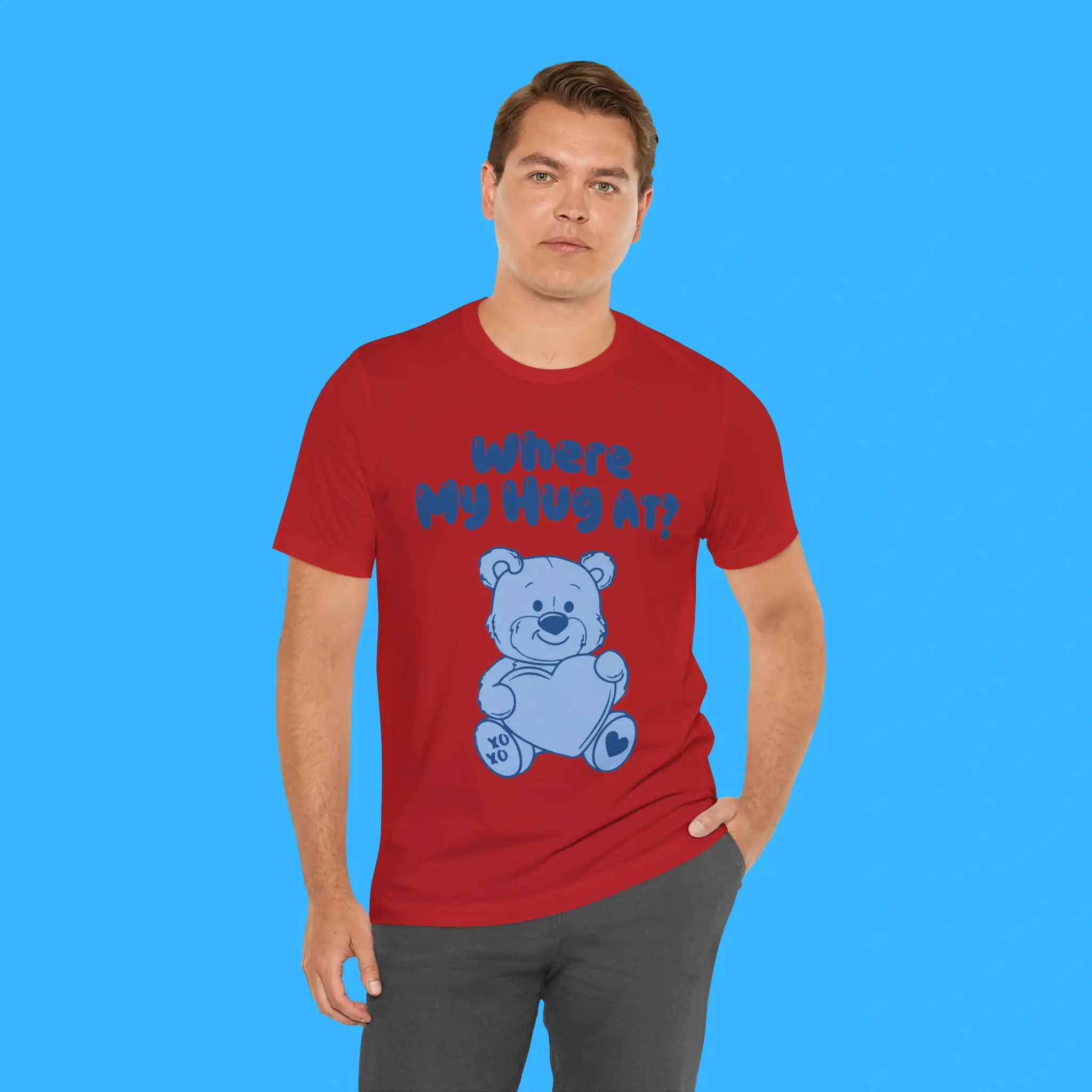 Where My Hug At Person Shirt