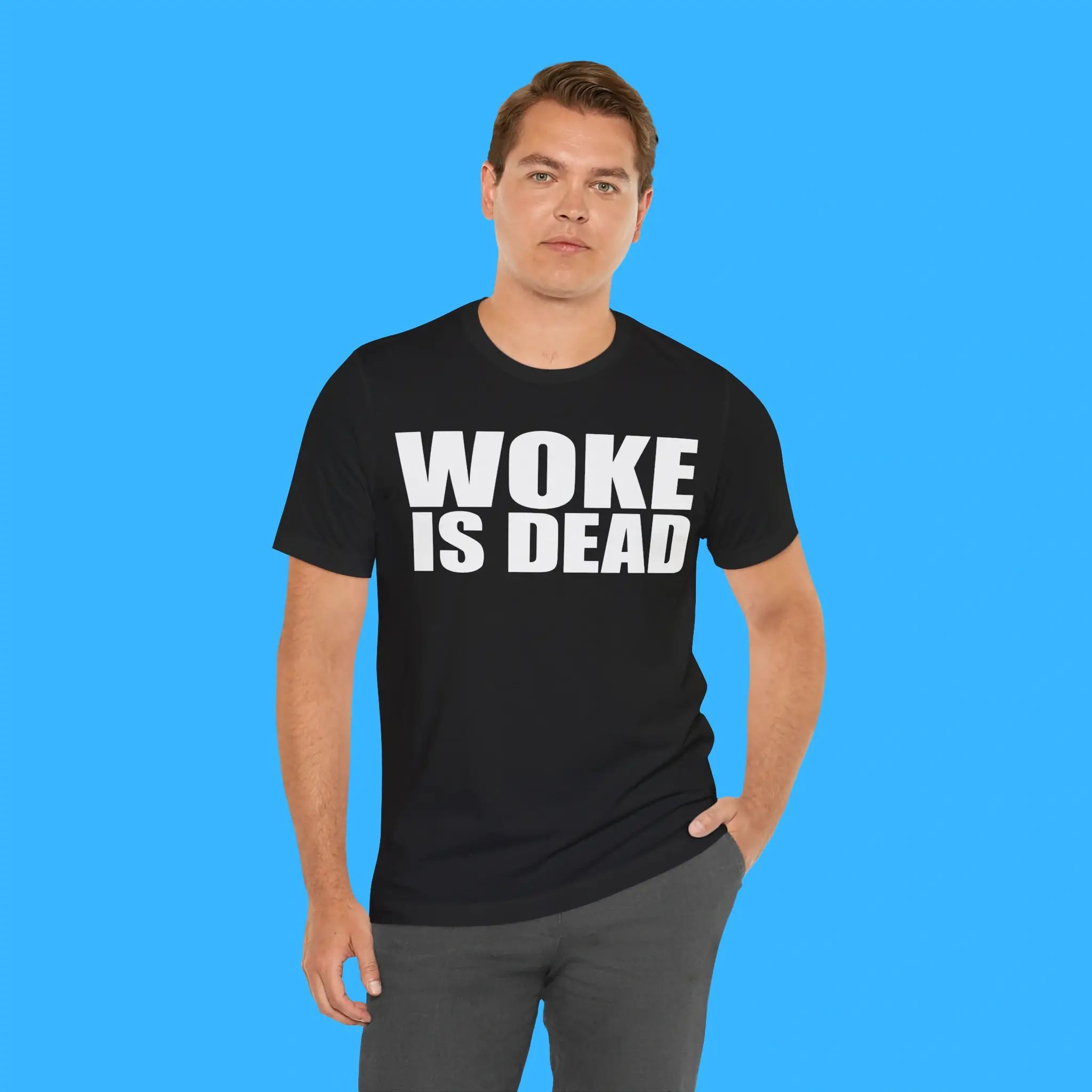 Woke Is Dead Person Shirt