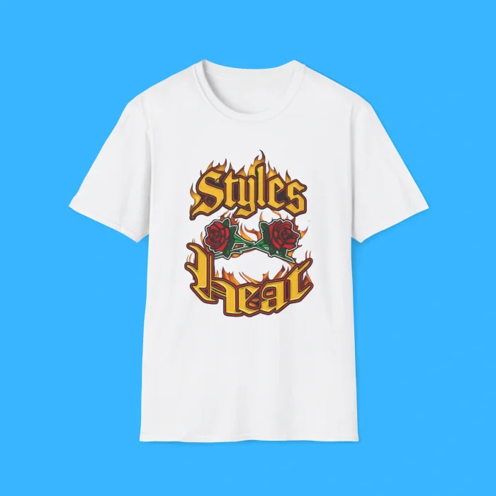 AJ Styles Heat White Shirt