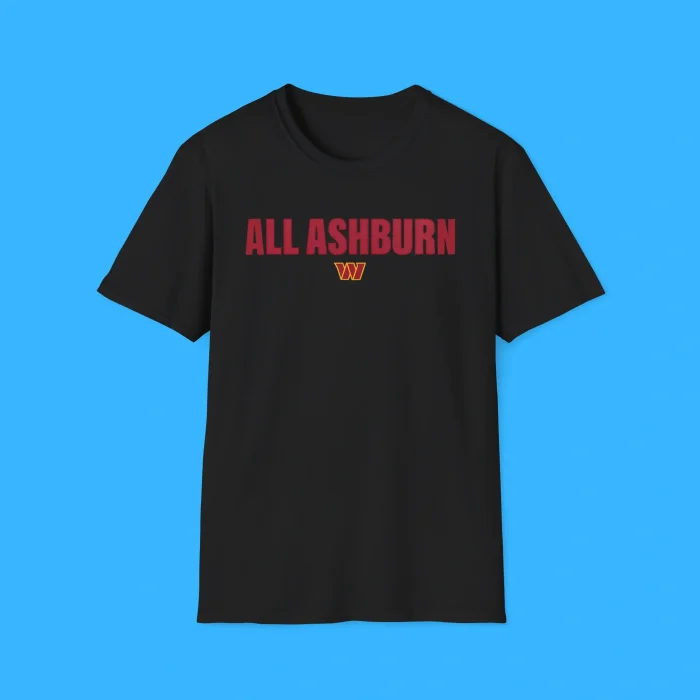 All Ashburn Washington Commanders Black Shirt