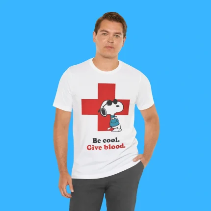 American Red Cross Snoopy Person Shirt