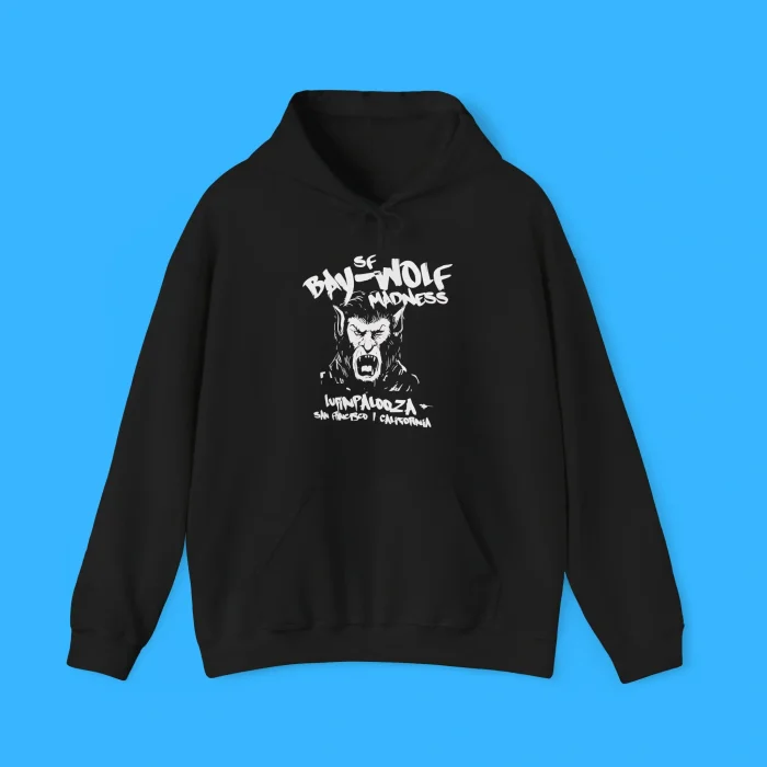 Bay Wolf Madness Lupin Palooza San Francisco California Hoodie