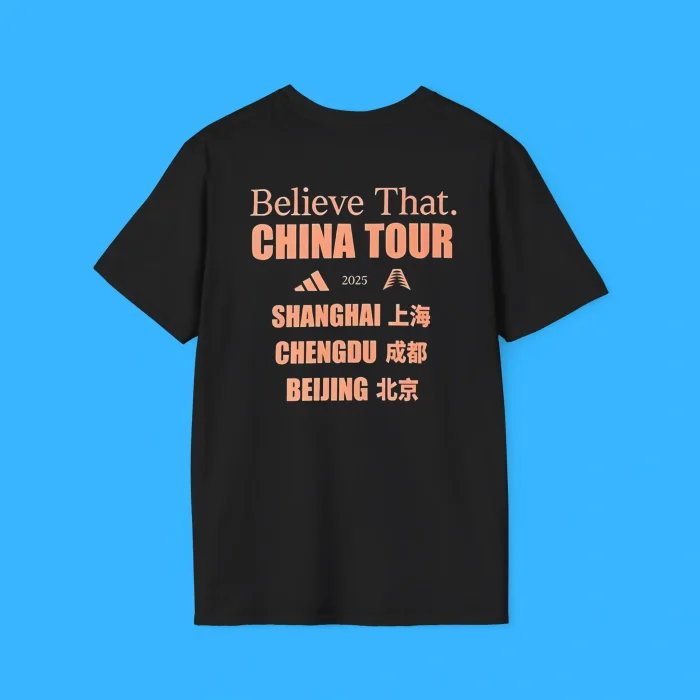 Believe That China Tour Black Shirt