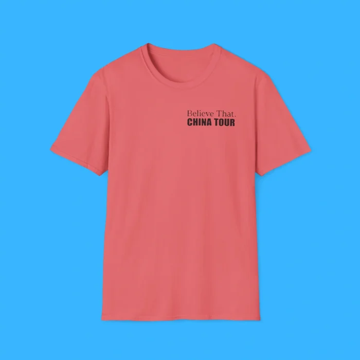 Believe That China Tour Front Shirt