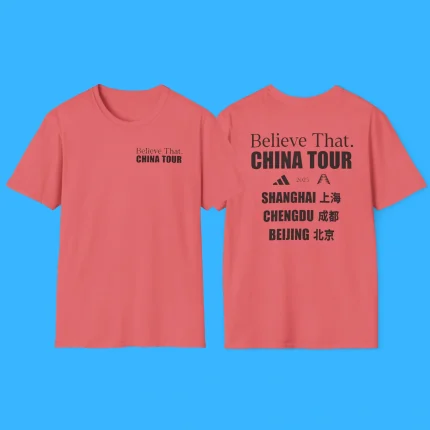 Believe That China Tour Shirt