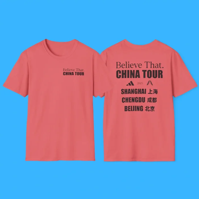 Believe That China Tour Shirt