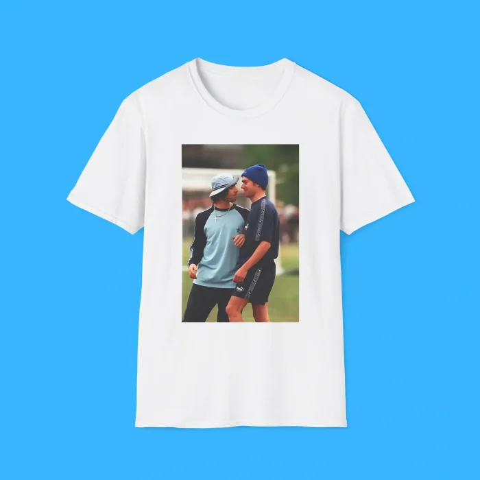 Damon Albarn And Liam Gallagher White Shirt