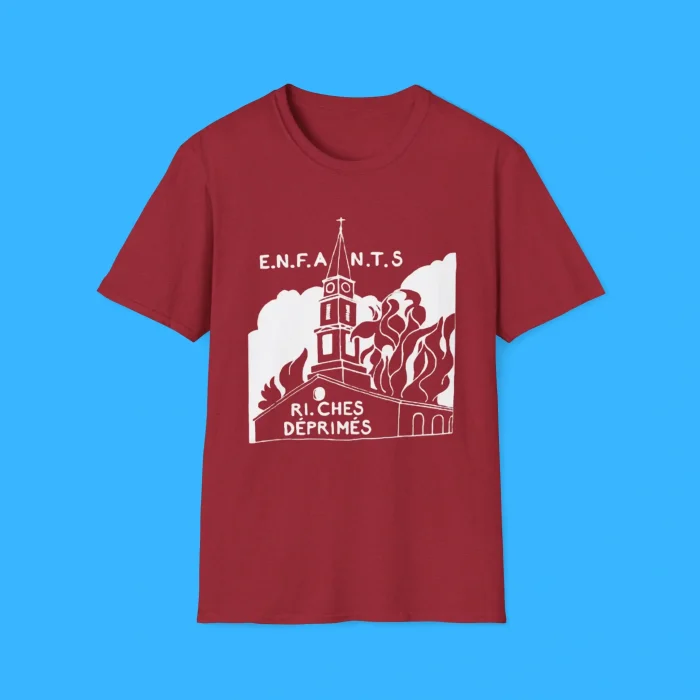 Enfants Riches Deprimes Burning Church Cardinal Shirt