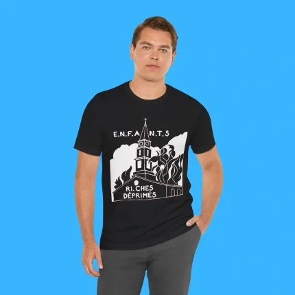 Enfants Riches Deprimes Burning Church Person Shirt