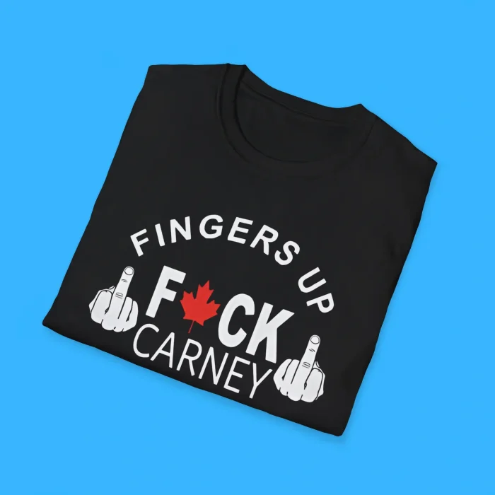 Fingers Up Fuck Carney Canada Shirts