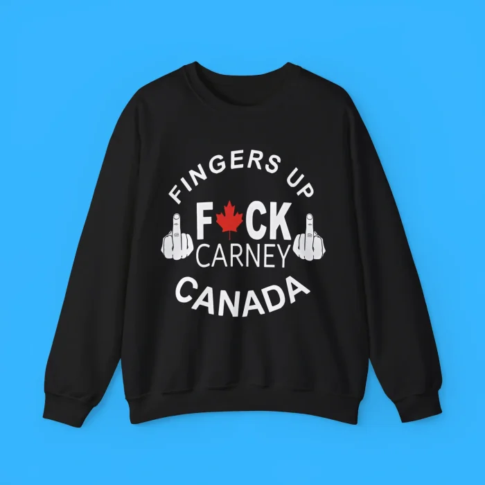 Fingers Up Fuck Carney Canada Sweatshirt