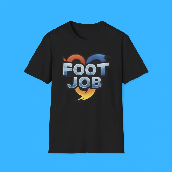 Foot Job Black Shirt