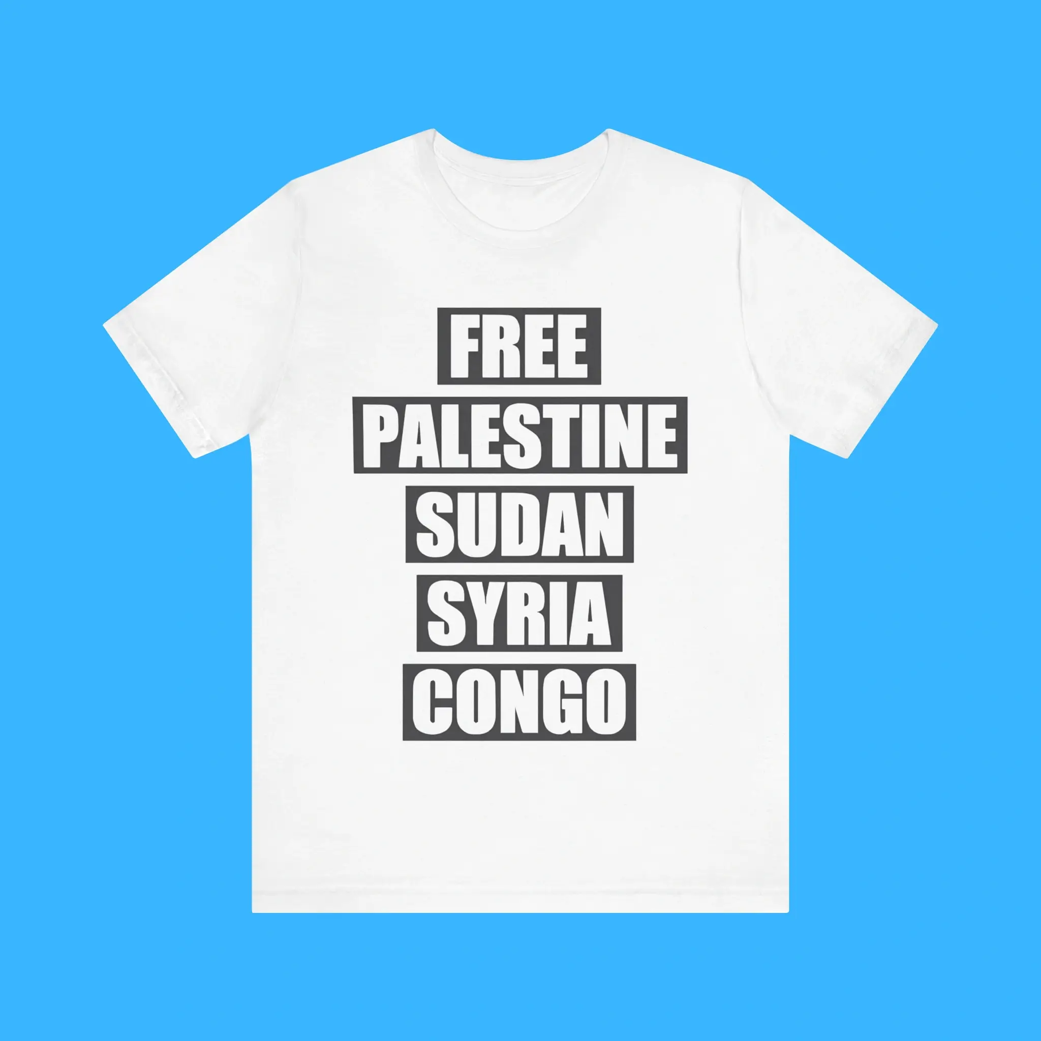 Free-Palestine-Sudan-Syria-Congo-Premium-Shirt Free Palestine Sudan Syria Congo Premium Shirt