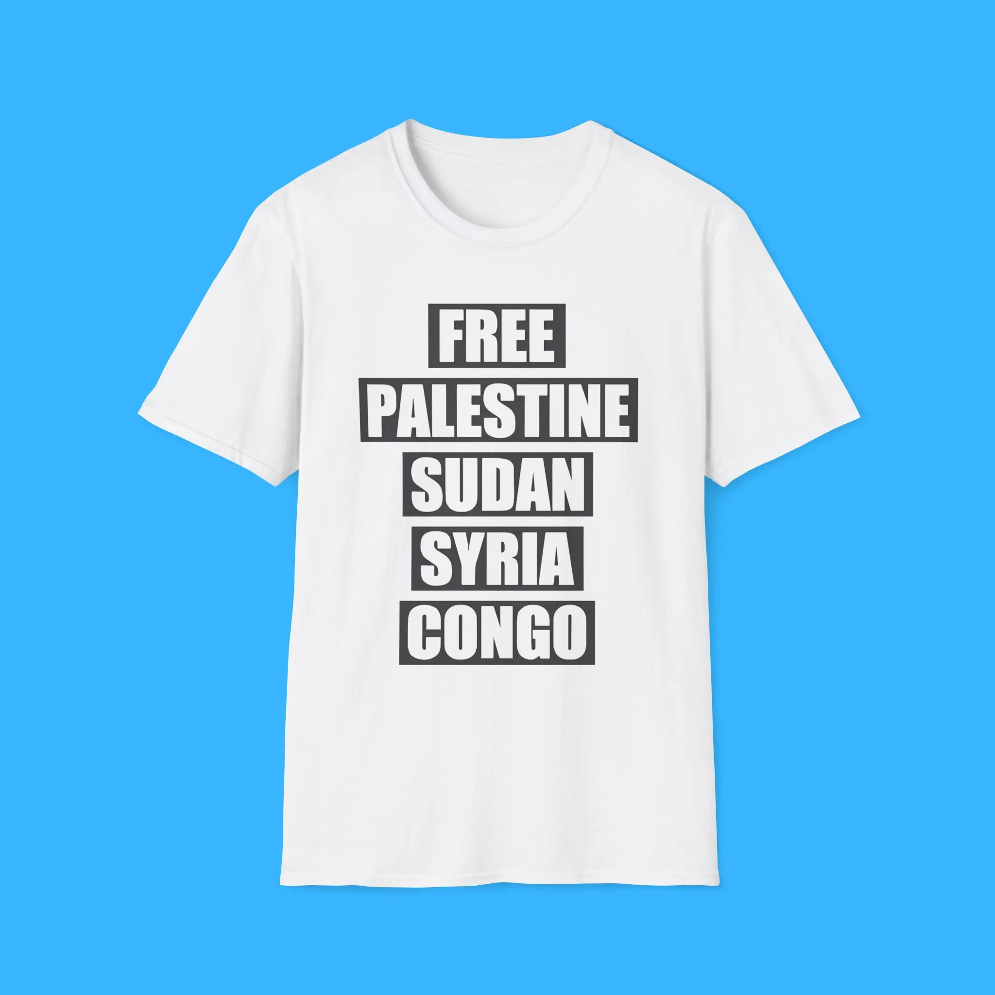 Free-Palestine-Sudan-Syria-Congo-Shirt Free Palestine Sudan Syria Congo Shirt