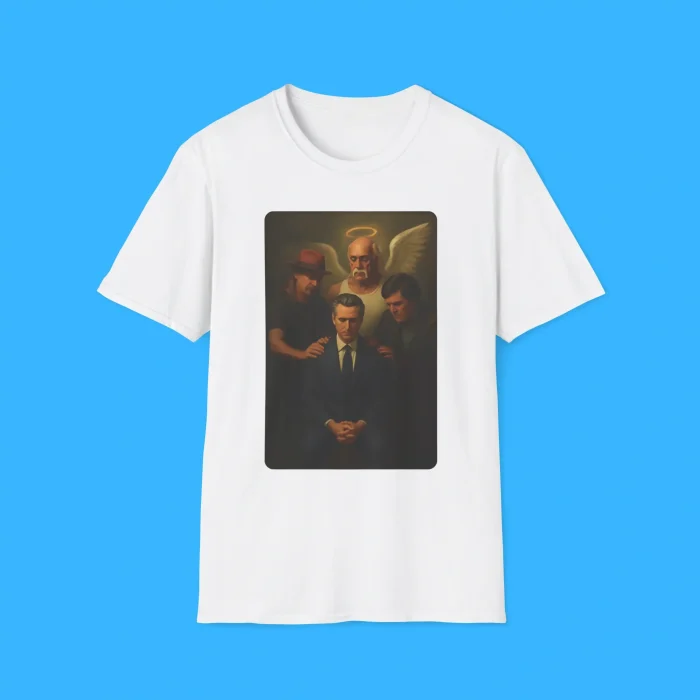 Gavin Newsom Fantastic White Shirt