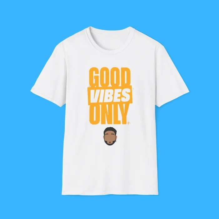 Geno Suarez Good Vibes Only White Shirt