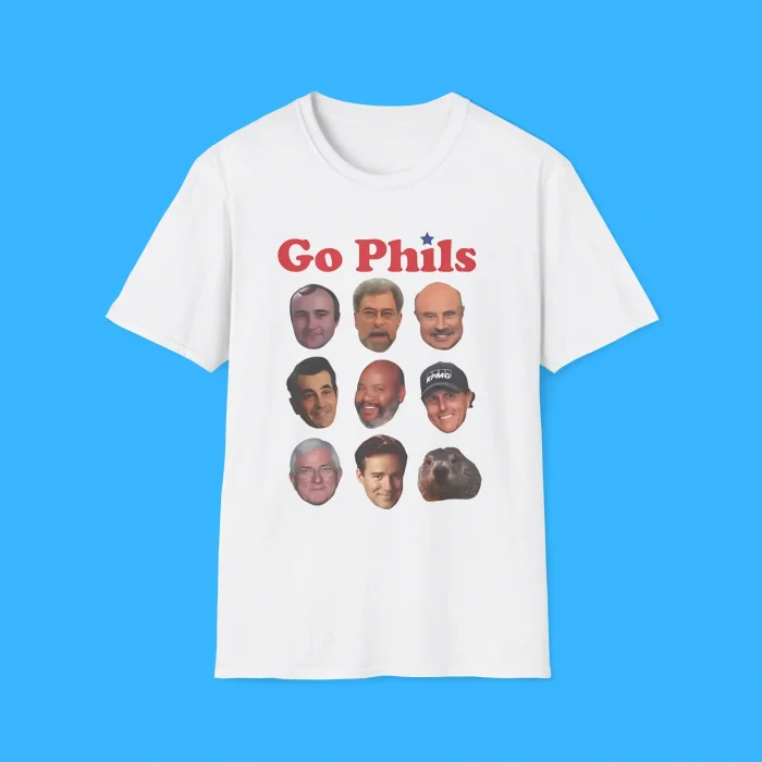 Go Phils Philadelphia Phillies Legends Face Raccoon Shirt