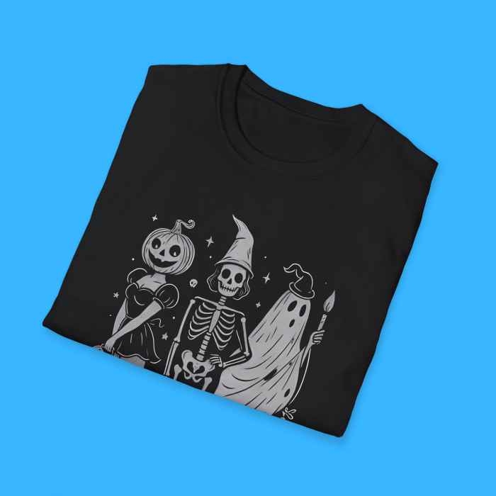 Halloween Skeleton Spooky Girl Squad Shirts