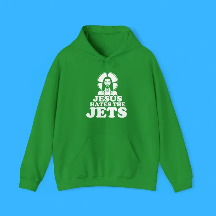 Jesus Hates the Jets Hoodie