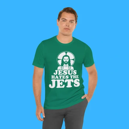 Jesus Hates the Jets Person Shirt