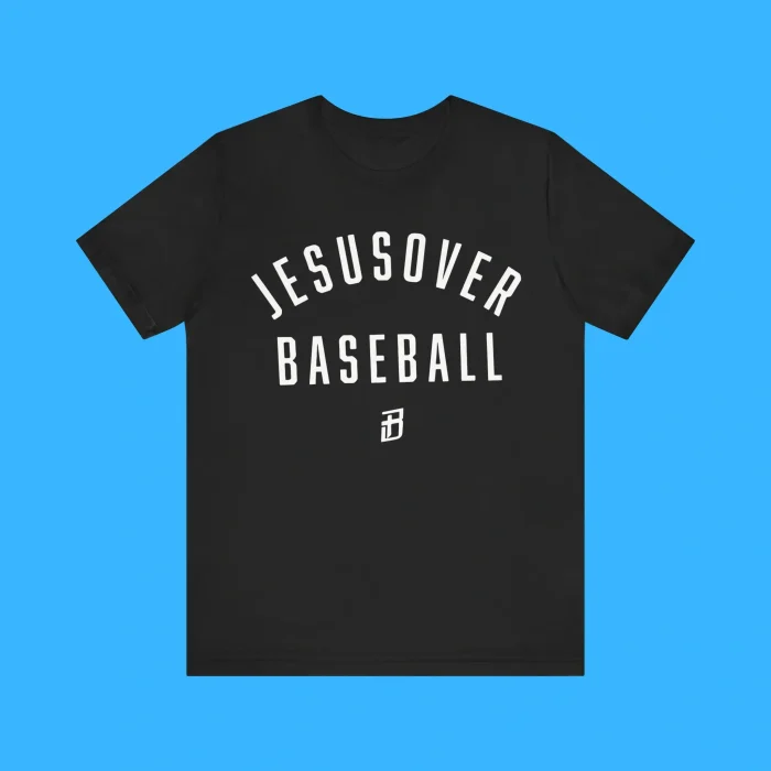 Jesus Over Baseball Premium Shirt