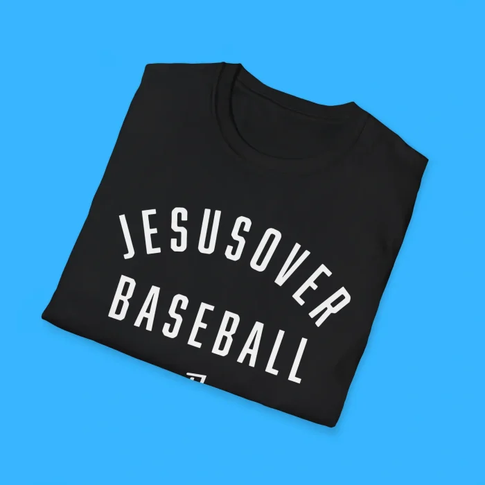 Jesus Over Baseball Shirts