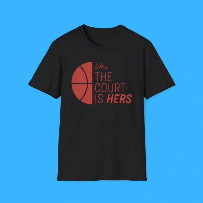 Lilly The Court Is Hers Black Shirt
