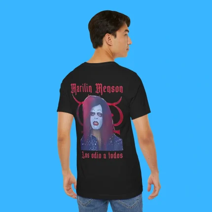 Marilyn Manson Los Odio A Todos Person Shirt