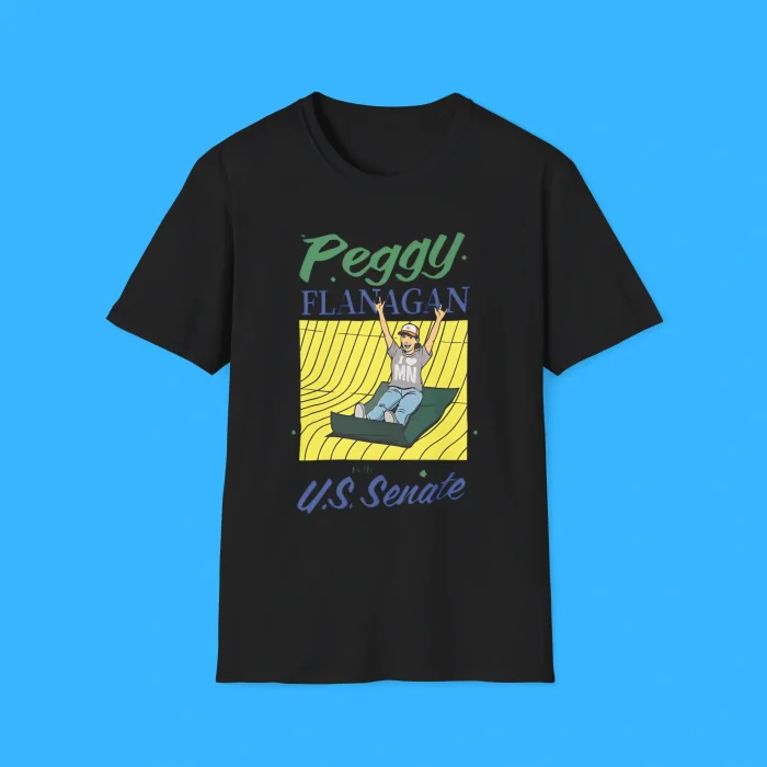 Peggy Flanagan For Us Senate Black Shirt