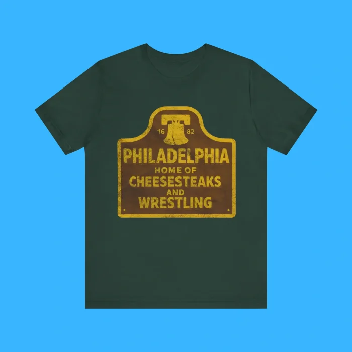 Philadelphia Cheesesteaks And Wrestling Premium Shirt