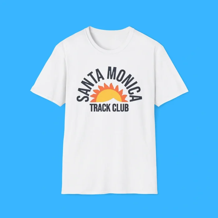 Santa Monica Track Club White Shirt