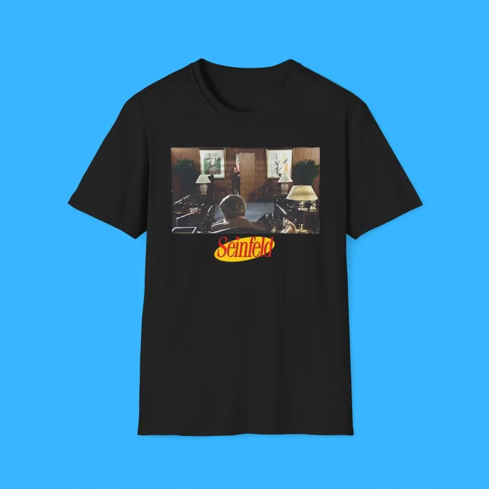 Seinfeld Costanza and Steinbrenner Black Shirt