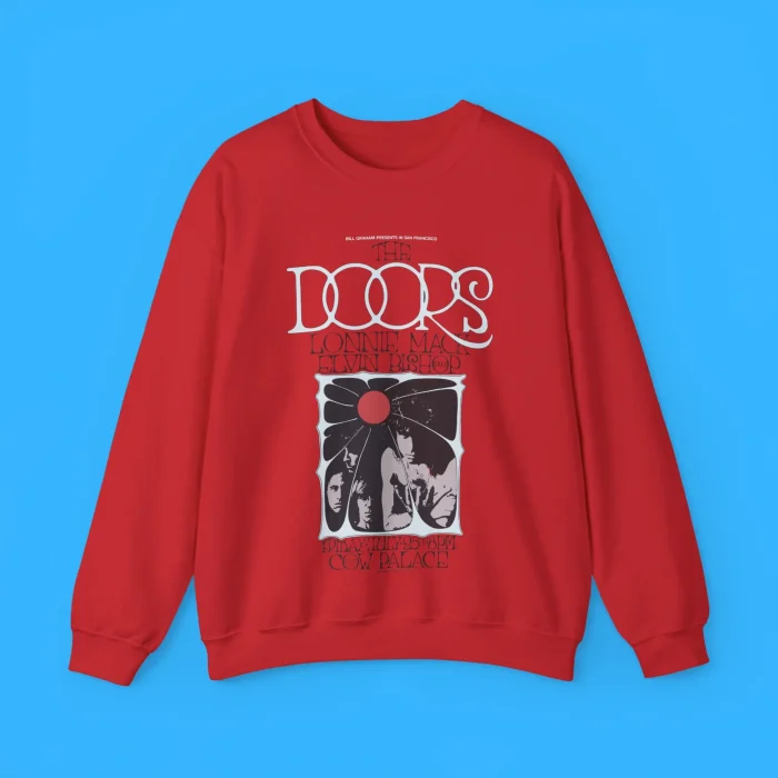The Doors Lonnie Mack Elvin Bishop Cow Palace Sweatshirt