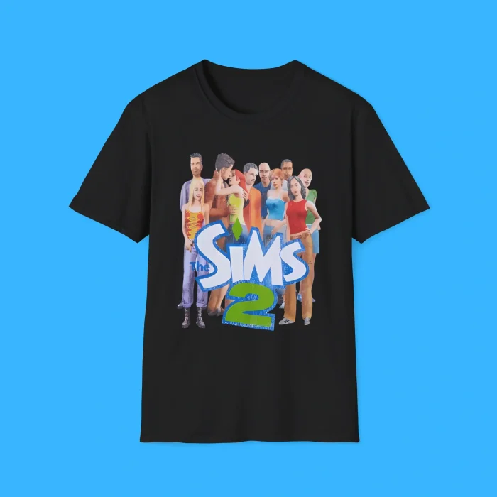 The Sims 2 Game Cover Black Shirt