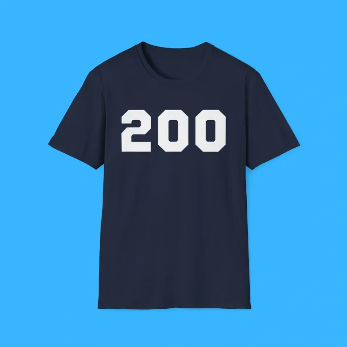 200 Number Front Shirt