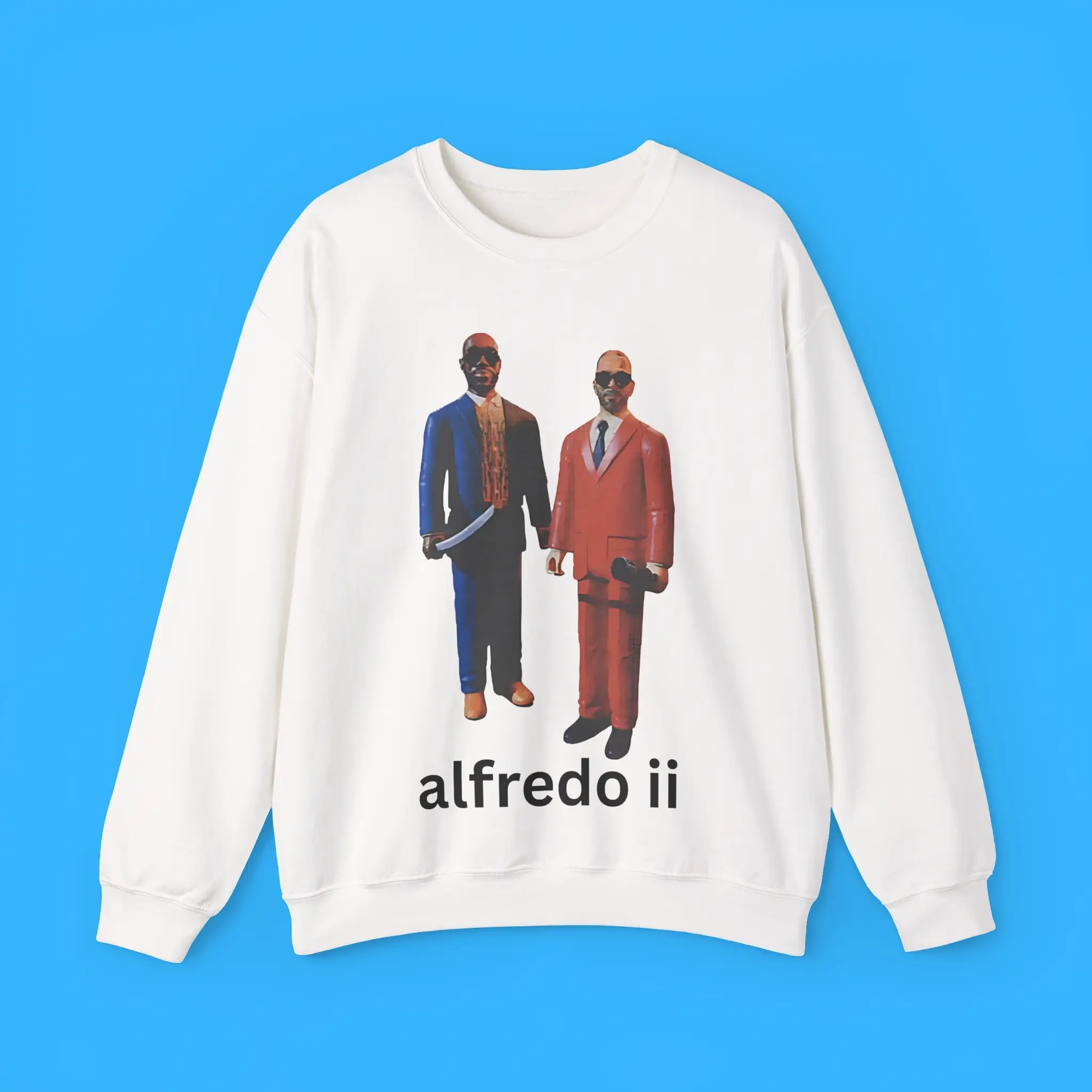 Alfredos-ii-Tokyo-Action-Figure-Sweatshirt Alfredos ii Tokyo Action Figure Sweatshirt