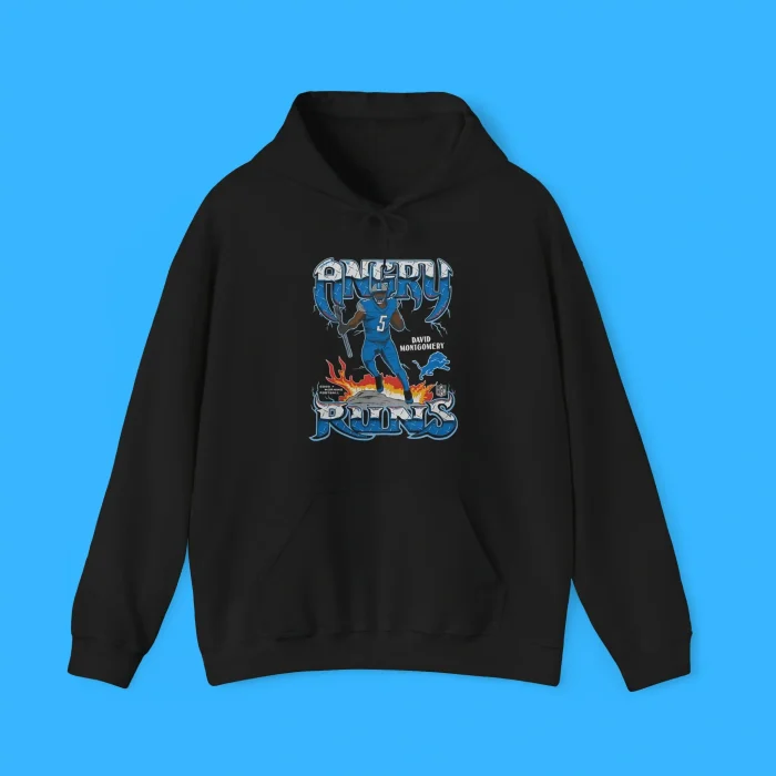 Angry Runs Lions David Montgomery Hoodie