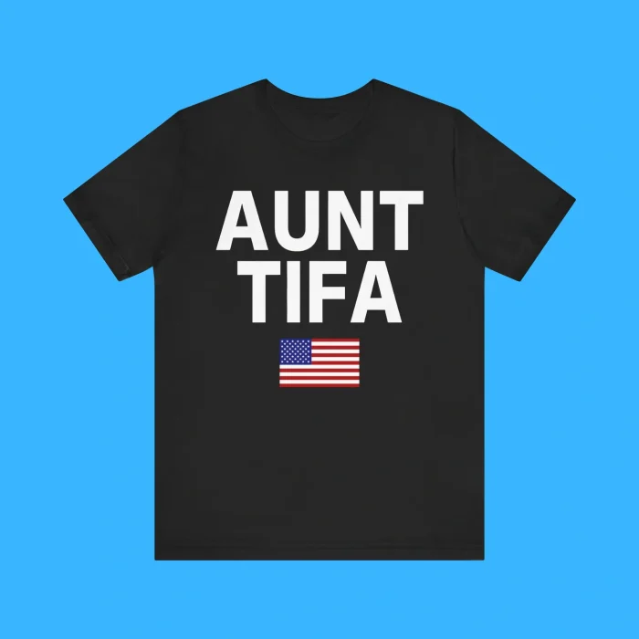 Aunt Tifa American Flag Premium Shirt