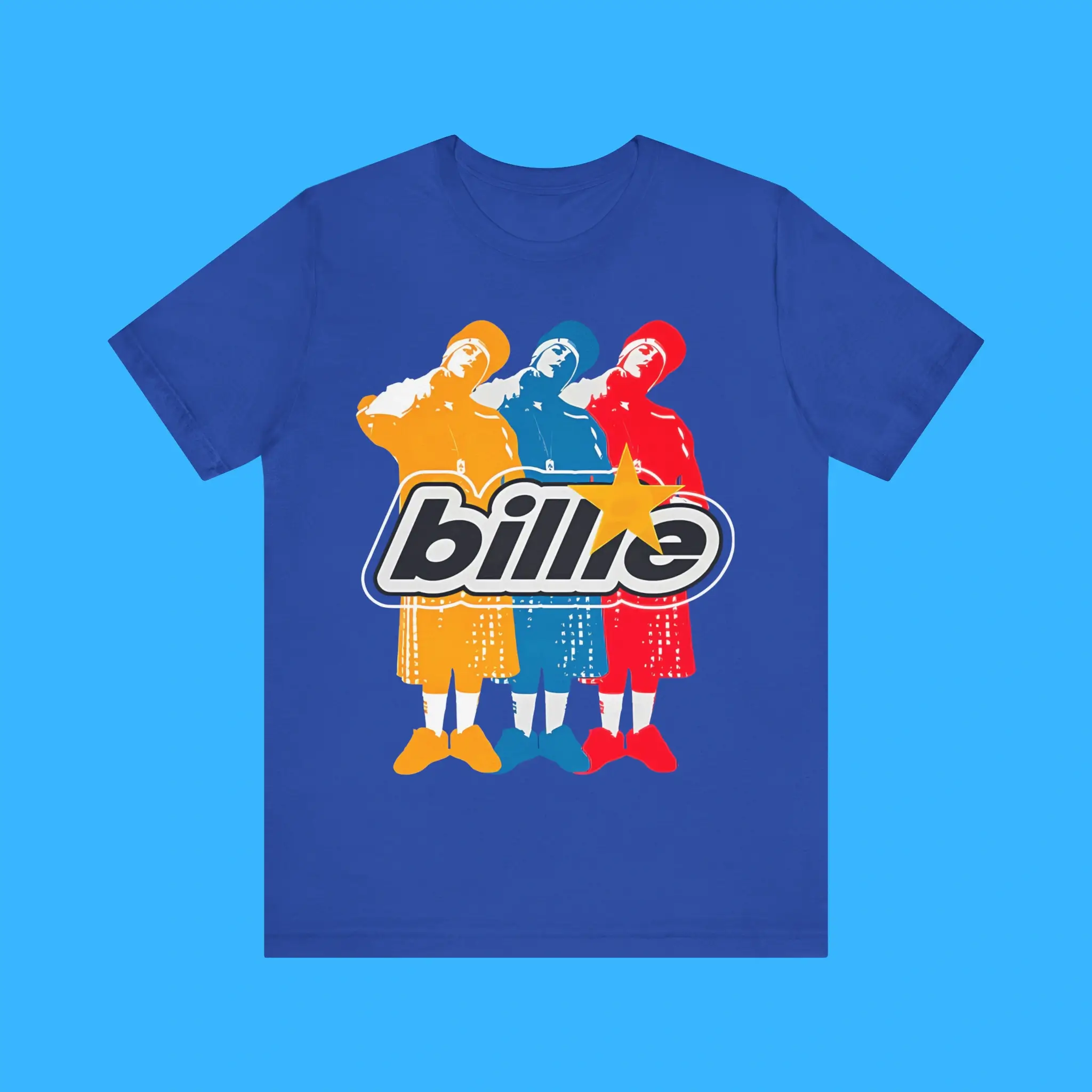 Billie Repeat Blue Shirt - Billie Eilish Tee - FunnyT