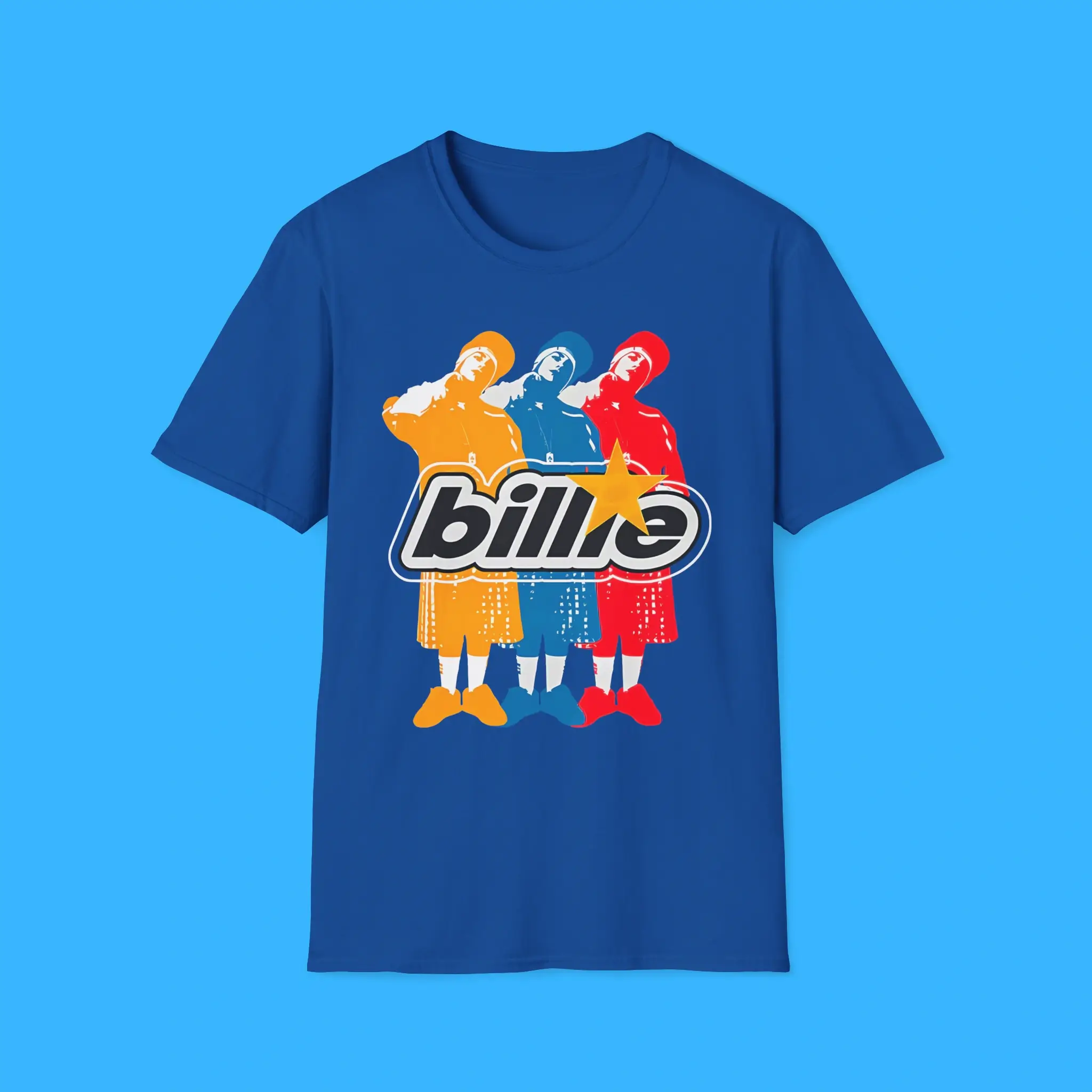 Billie Repeat Blue Shirt - Billie Eilish Tee - FunnyT