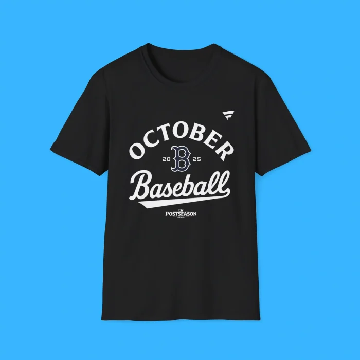 Boston Strong October 2025 Baseball Black Shirt