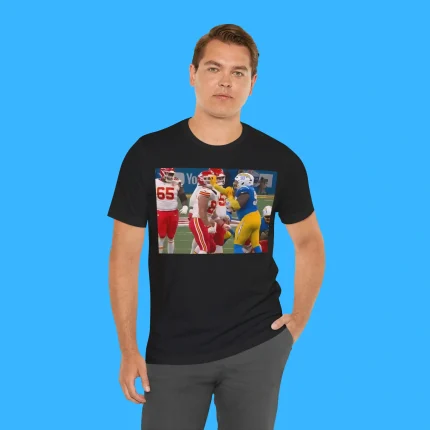 Chargers Player Slapped Travis Kelce In The Face Person Shirt