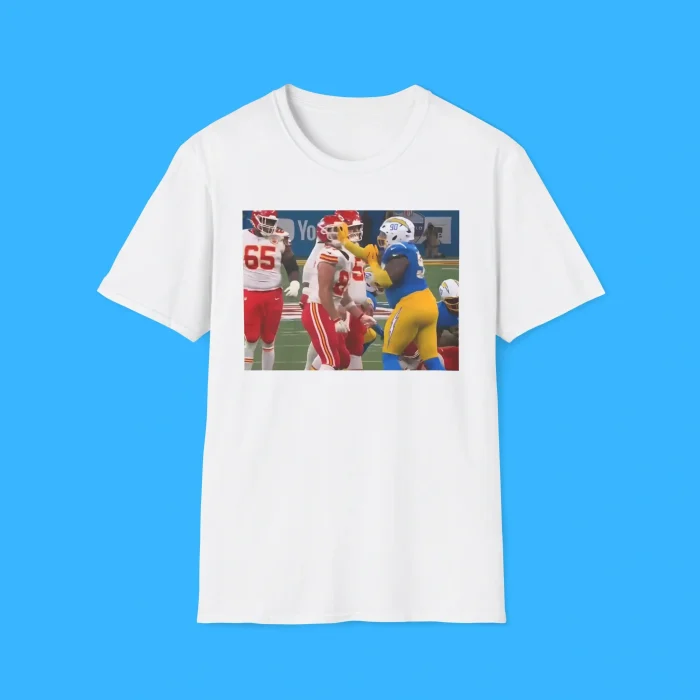 Chargers Player Slapped Travis Kelce In The Face White Shirt