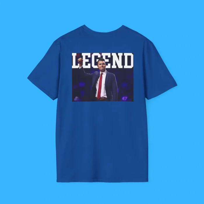 Charlie Kirk Legend Back Shirt
