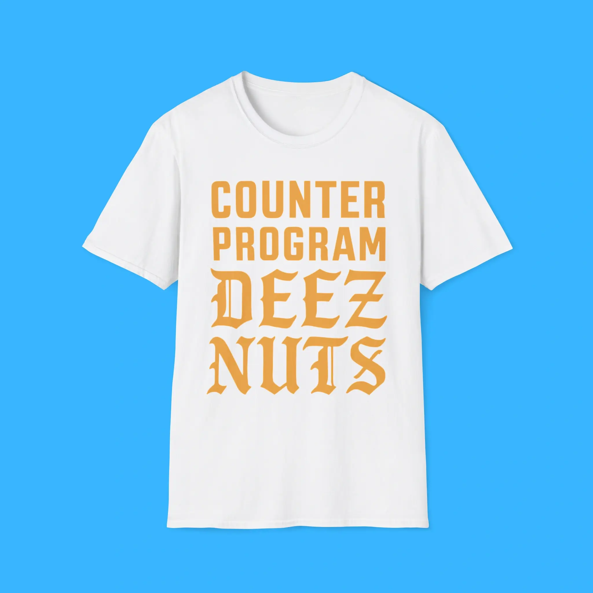 Counter-Program-Deez-Nuts-White-Shirt Counter Program Deez Nuts White Shirt