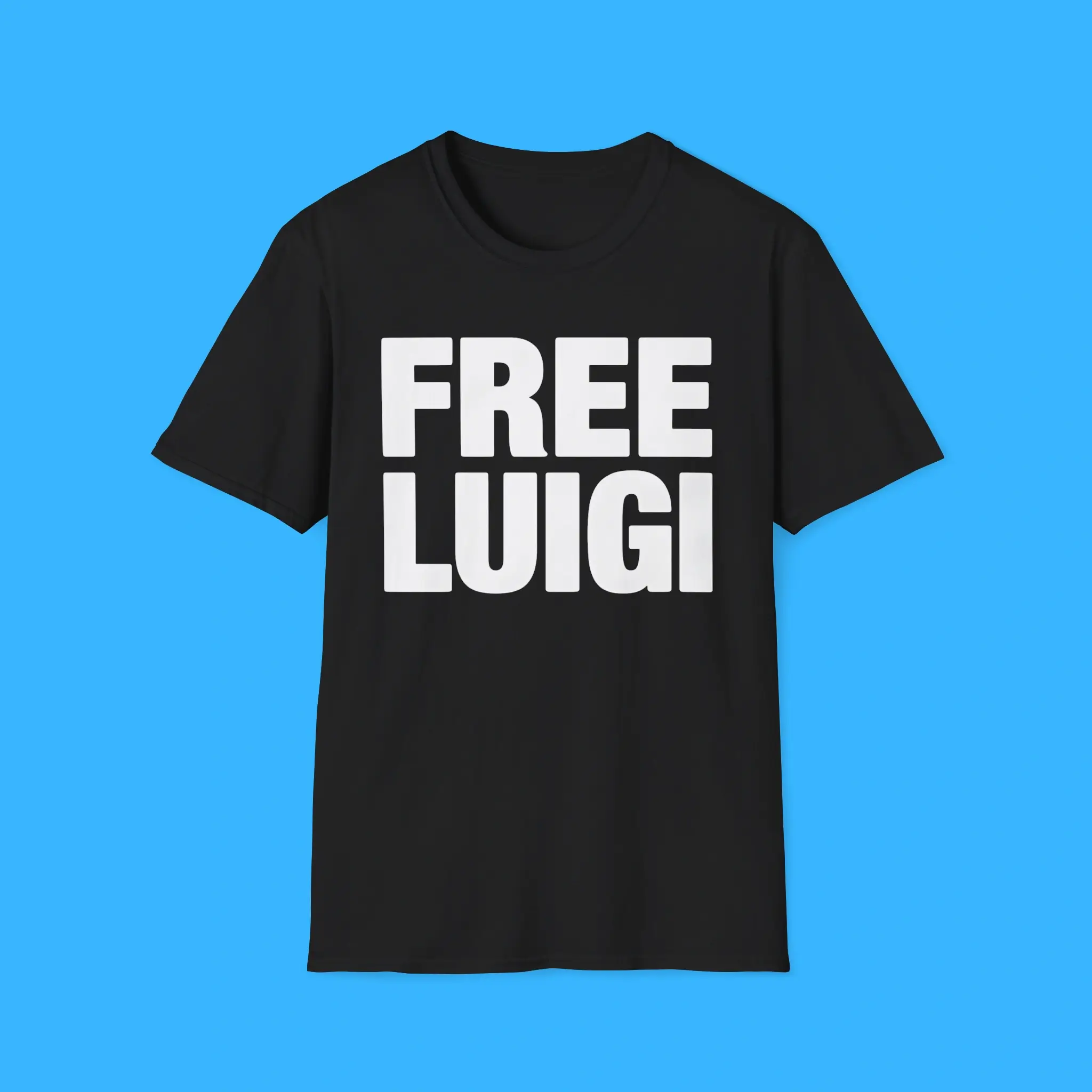 Free-Luigi-Black-Shirt Free Luigi Black Shirt