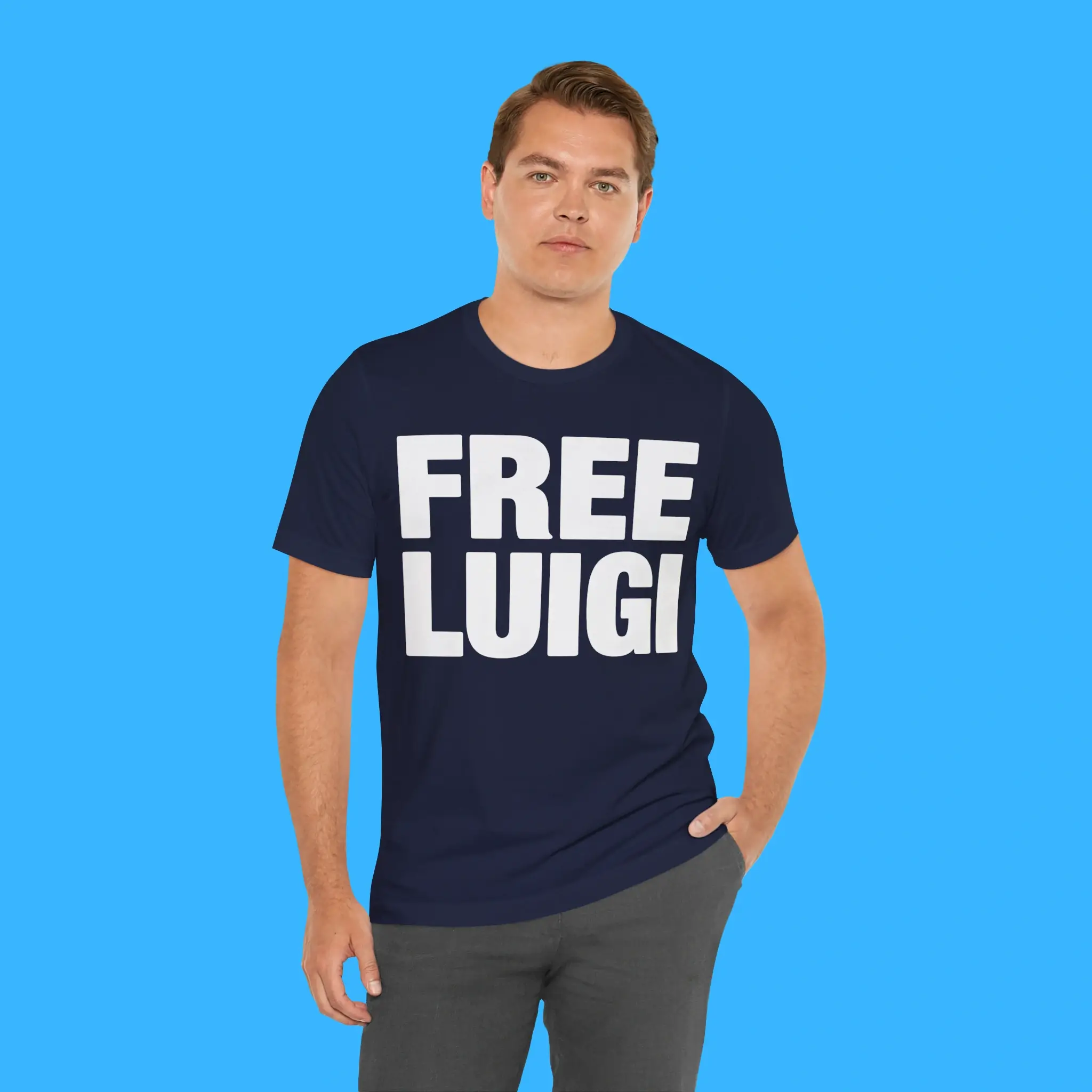 Free-Luigi-Person-Shirt Free Luigi Person Shirt