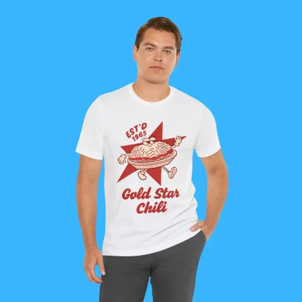 Gold Star Chili 60th Anniversary Est'd 1965 Brain Person Shirt