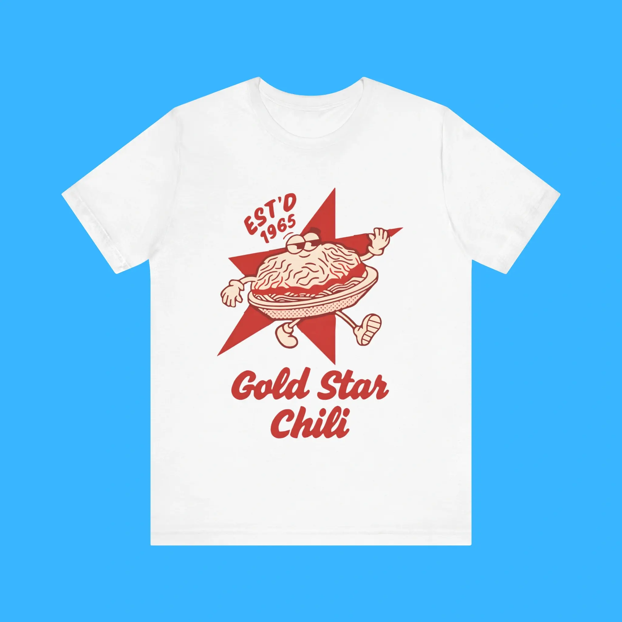 Gold-Star-Chili-60th-Anniversary-Estd-1965-Brain-Premium-Shirt Gold Star Chili 60th Anniversary Est'd 1965 Brain Premium Shirt